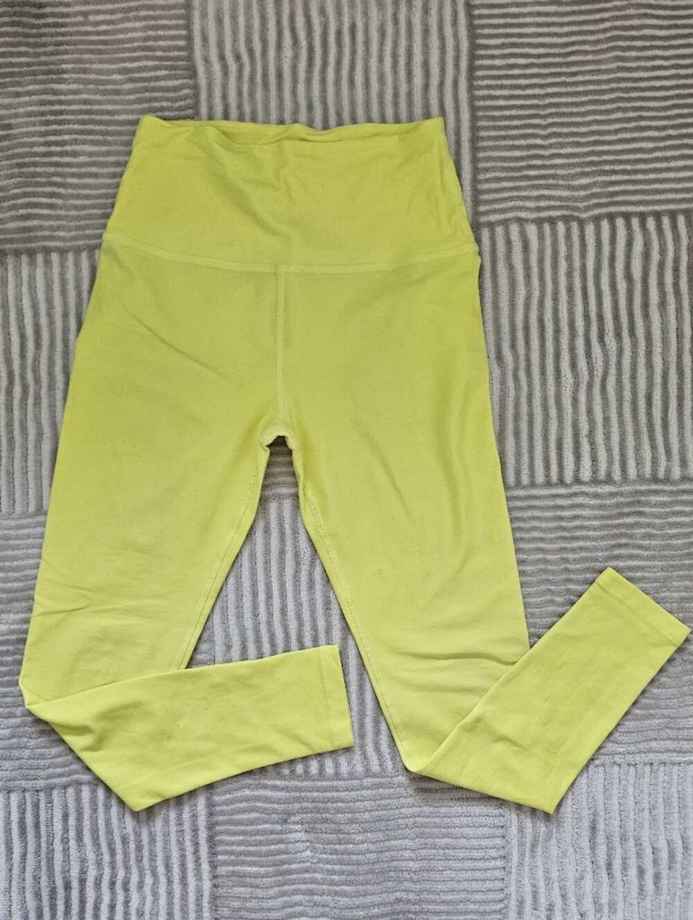 Beyond Yoga Neon Yellow High-Waist Leggings